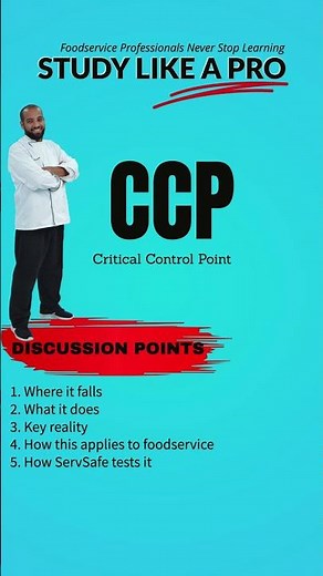 Critical Control Point (CCP) Explained for ServSafe & HACCP