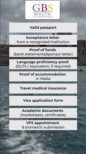Malta Student Visa Checklist | Study Abroad Essentials