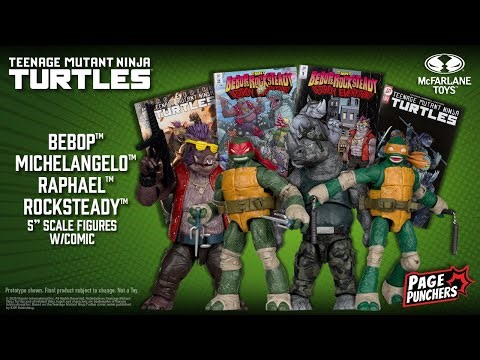 NEW Page Punchers™ Teenage Mutant Ninja Turtles™ Wave 2 w/Comic 5" Figures | Action Figure Showcase
