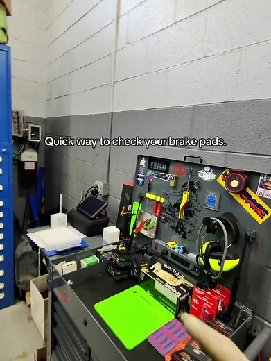 This brake pad thickness gauge makes it easy to check brake wear without pulling everything apart. Quick way to see how much life your brake pads have left and catch worn pads before they become a bigger problem. #BrakePads #MechanicLife #CarMaintenance #ToolTok #GarageTools