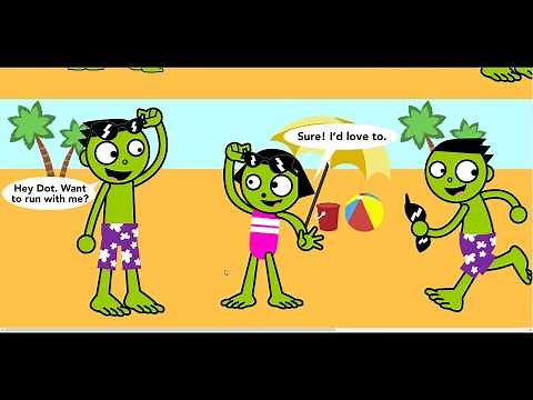 PBS Kids Comic - Beach Run With Music