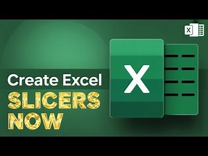 How to Create Slicers in Excel
