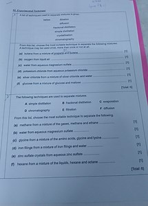 Experimental TechniqueA list of techniques used to separate mi... | Filo