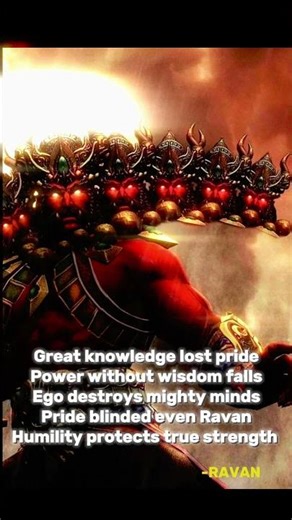 The Fall of Ravan 🔥 | When Ego Destroys Greatness