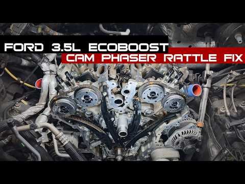 Ford 3.5 Ecoboost Rattle Noise Fix | Cam Phaser Replacement | Timing | F150 | Explorer | Expedition