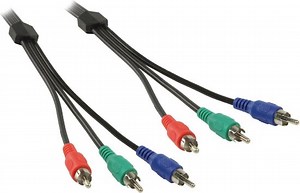 Powteq - 3 meter premium composiet RGB video - 3 x tulp (RGB) - Component video kabel | bol