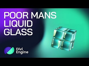 Liquid Glass in Divi | CSS + SVG Tutorial (No Plugins)