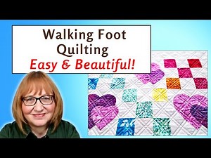 These 3 Walking Foot Quilting Methods Will Change How You Finish Quilts!