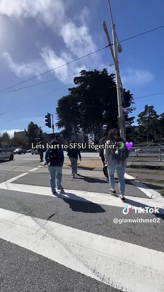 Exploring SFSU Together on Bart - Student Vlog