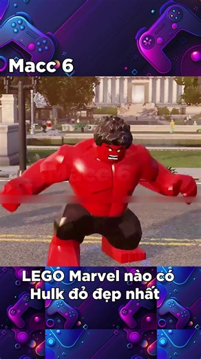 LEGO Marvel nào có nhân vật Red Hulk đẹp nhất #shorts #legomarvel #games