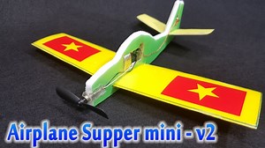 9.2K views · 155 reactions | [Tutorial] How to make RC Airplane Supper mini - v2 | Creative Channel | Facebook