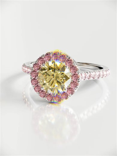 Jewellery Rendering #CGI #3D #advertising #cgiartist #3danimation #rendering #visual #Gold #jewelry #jewellery #diamonds