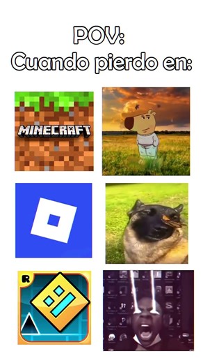 Cuando pierdo en diferentes juegos #shorts2025 #xd #humor #roblox #minecraft #gd #momazos #speed #fy