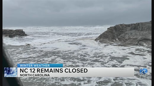 NC Highway 12 remains closed for safety amid deteriorating conditions