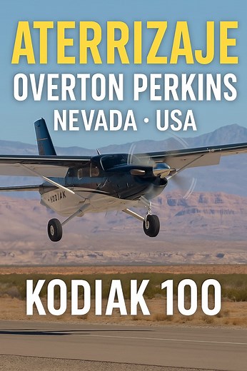 Aterrizamos en Overton Perkins, Nevada, en pleno corazón del desierto. El Kodiak 100 siempre responde, pero este aeropuerto tiene su truco: calor, viento y un terreno que no perdona errores. Cada pista cuenta una historia… y esta nos puso a trabajar fino. Sígueme para más vuelos impresionantes cada día. ✈️🔥 #aviación #Kodiak100 #USATour #CapTonyOchoa | Cap Tony Ochoa