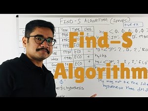 Machine Learning | Find-S Algorithm