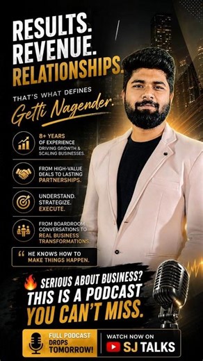 Business Growth Secrets with Getti Nagender | Full Podcast | SJ Talks