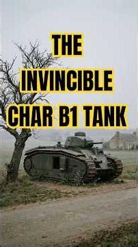 The Char B1 french Heavy Tank World War #shorts #ww2rebuilder #worldwar2 #military