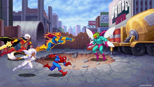 Marvel Cosmic Invasion is a '90s-style beat-'em-up in the mold of Shredder's Revenge