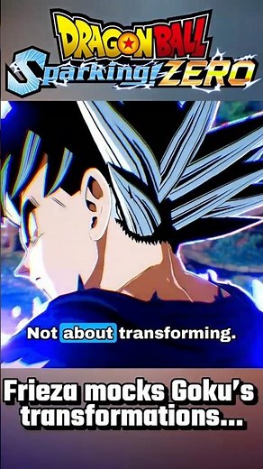 Golden Frieza Meets Ultra Instinct Goku! – Special Interaction in Dragon Ball Sparking ZERO