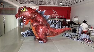 Watch Inflatable Godzilla costume red on Amazon Live