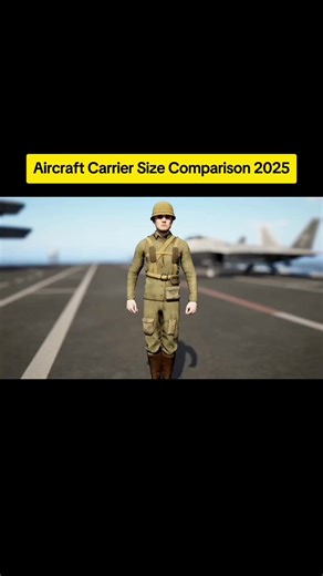 Aircraft Carrier Size Comparison 2025