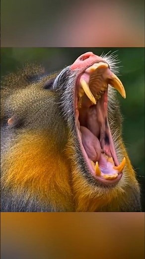 This Colorful Monkey Is Nature’s Deadliest Beast | Mandrill Army #animals #wildlifefacts