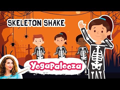 Skeleton Shake! Fun new Halloween Dance for kids from ‪@yogapalooza‬