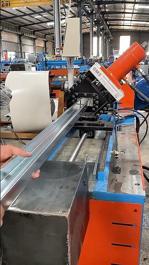 High Speed C Channel Roll Forming Machine #rollformingmachine #purlinmachine #metalforming