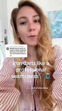 Tips from a seamstress - every thing you need to know about darts 🪡🧵 #sewing #sewingtutorial