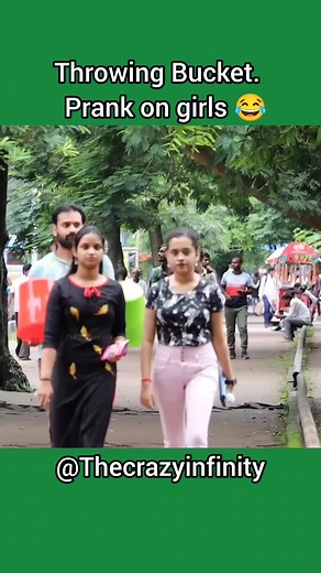 50K views · 803 reactions | Throwing Buckets on Girls Face Prank #funny | The Crazy Infinity | Facebook