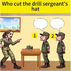89K views · 1.8K reactions | Who cut the drill Sergeant's hat? #fypシ゚ #reels #viralvideo #foryou #trendingvideo #foryoupageシ #quizgame #riddle | WNM | Facebook
