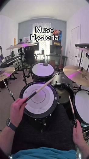Hysteria - @MUSE - Drum POV @drummer.melotopia #pov #drummer #drums #muse #hysteria