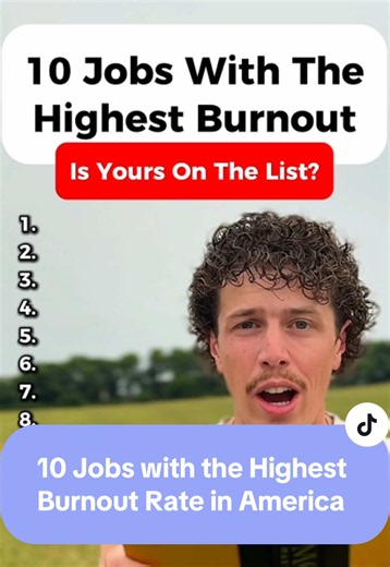 10 Jobs with the Highest Burnout Rate in America. A lot of these are jobs where people are expected to take care of everyone else while barely having enough support for themselves. Some of these jobs pay well. Some do not. But burnout clearly is not just an income problem. What job are you burning out from right now? #Burnout #Jobs #Work #Career