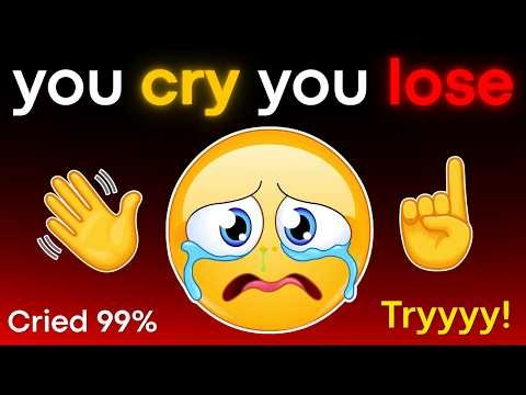 TRY NOT TO CRY CHALLENGE 😢 | If You Cry, You LOSE! (99% Fail)