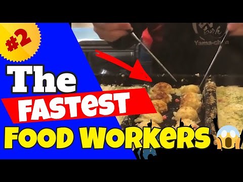 The Fastest Food Workers Compilation #2