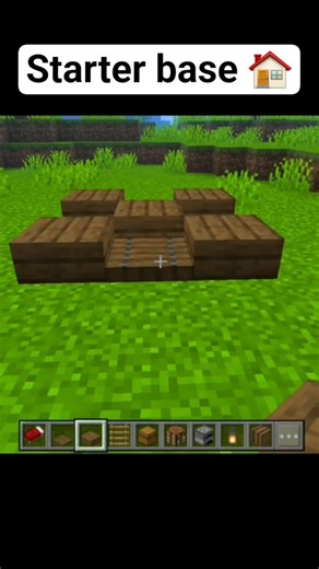 Easy Starter Base Ideas for Your Minecraft Survival World (Step-by-Step)#minecraft