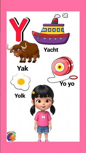 Alphabet letter Y|| Y letter words #learning #kidslearning