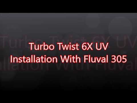 Turbo Twist UV Installation With Fluval 305 In My Display Aquarium