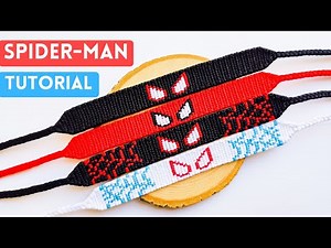 EASY SPIDERMAN FRIENDSHIP BRACELET TUTORIAL | STEP BY STEP