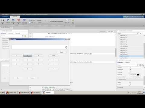 Design Advance and Basic Calculator, set buttons visible and invisible in MATLAB AppDesigner