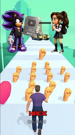 SHADOW GOT REJECTED… THEN EVERYTHING CHANGED 😨 (NOOB → HACKER) #sonic #sonicthehedgehog #noob