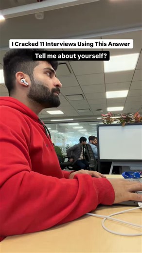 Mayank Rawat on Instagram: "Most candidates lose interviews in the first 60 seconds. Your introduction should sound like value, not biography. Comment “Link” to get the exact answer template in DM. Follow and stay tuned for more such content. [ student, amazon, tech, consulting, interview, lifestyle, corporate, 9 to 5, resume, freshers, interview preparation, interview tips ] #trending #jobsearch #interview #corporate #reels"