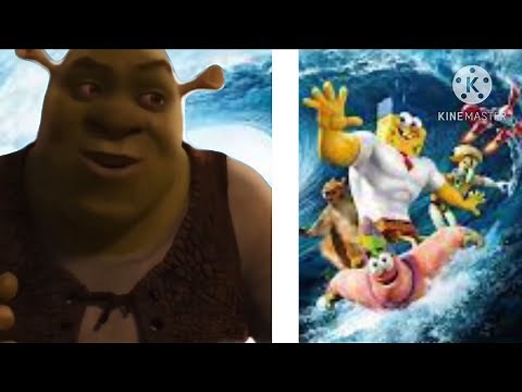 Shrek VS SpongeBob SquarePants Full Fight (Epic)