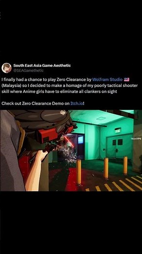 A Tactical Anime Girl Shooter From Malaysia is on Itch.io!