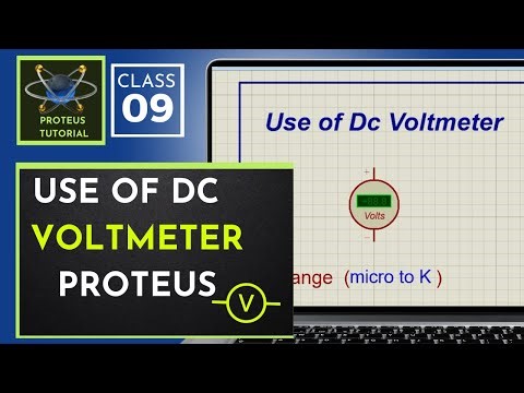 Class 09 - Proteus Tutorial | How use DC Voltmeter in Proteus