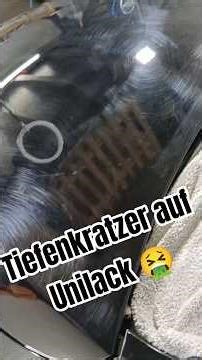 3 Stufen Politur ergebnis auf Schwarz unilack