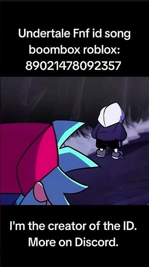 Undertale Fnf id song boombox roblox #роблокс #boombox #roblox #undertale #music #song #fnf #sans