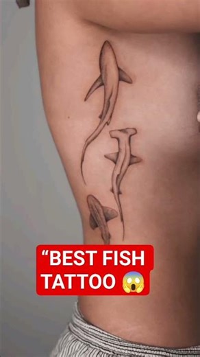Fishing Tattoo Designs 🎣 | Best Fish Tattoo Ideas 2026 | Unique & Creative#shorts