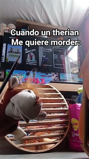 cuando un therian me quiere morder:#meme #xd